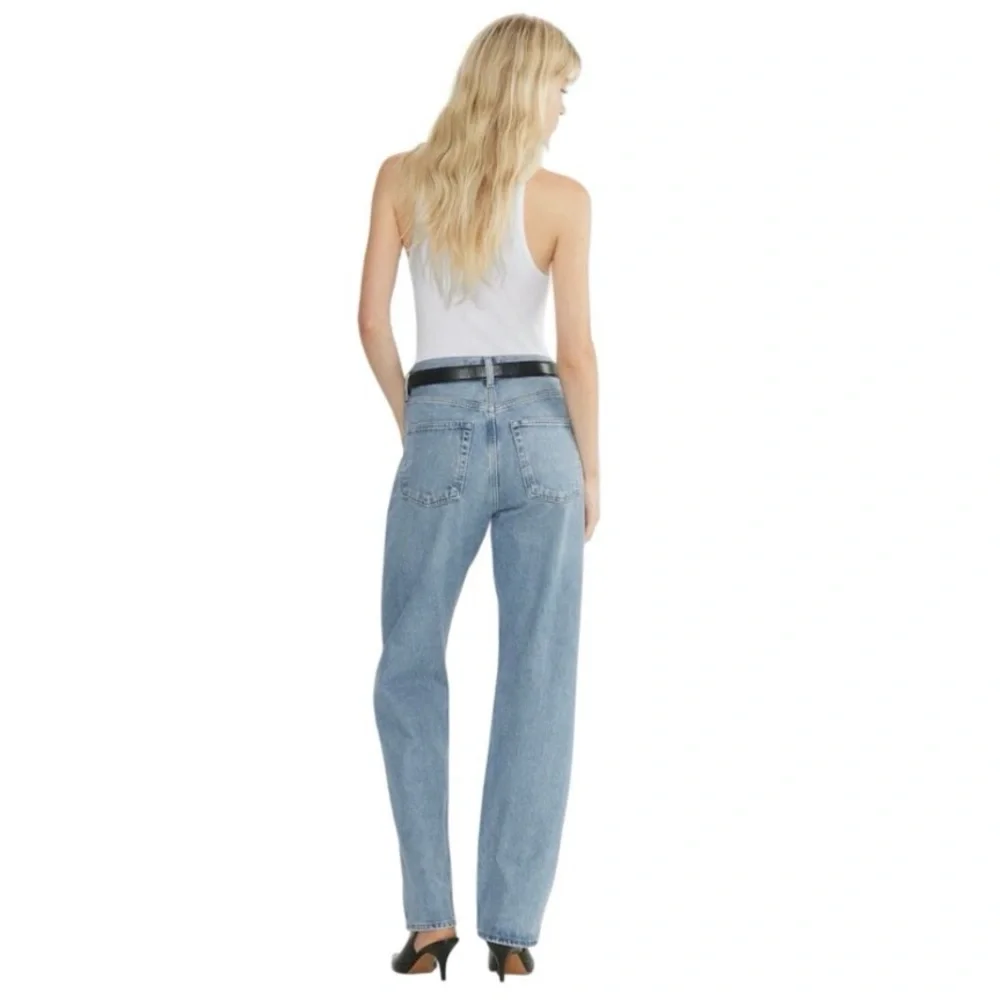 AGOLDE Kelly High Rise Relaxed Straight Leg Designer Jeans - SZ 23 NWT - Picture 3 of 8